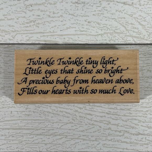 Wood and Rubber Stamp 5 Piece Baby Bundle - Picture 6 of 9